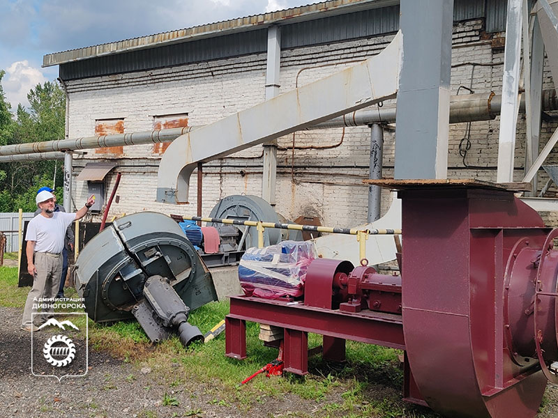 Выезд главы Дивногорска в котельную МУПЭС в Молодёжном.