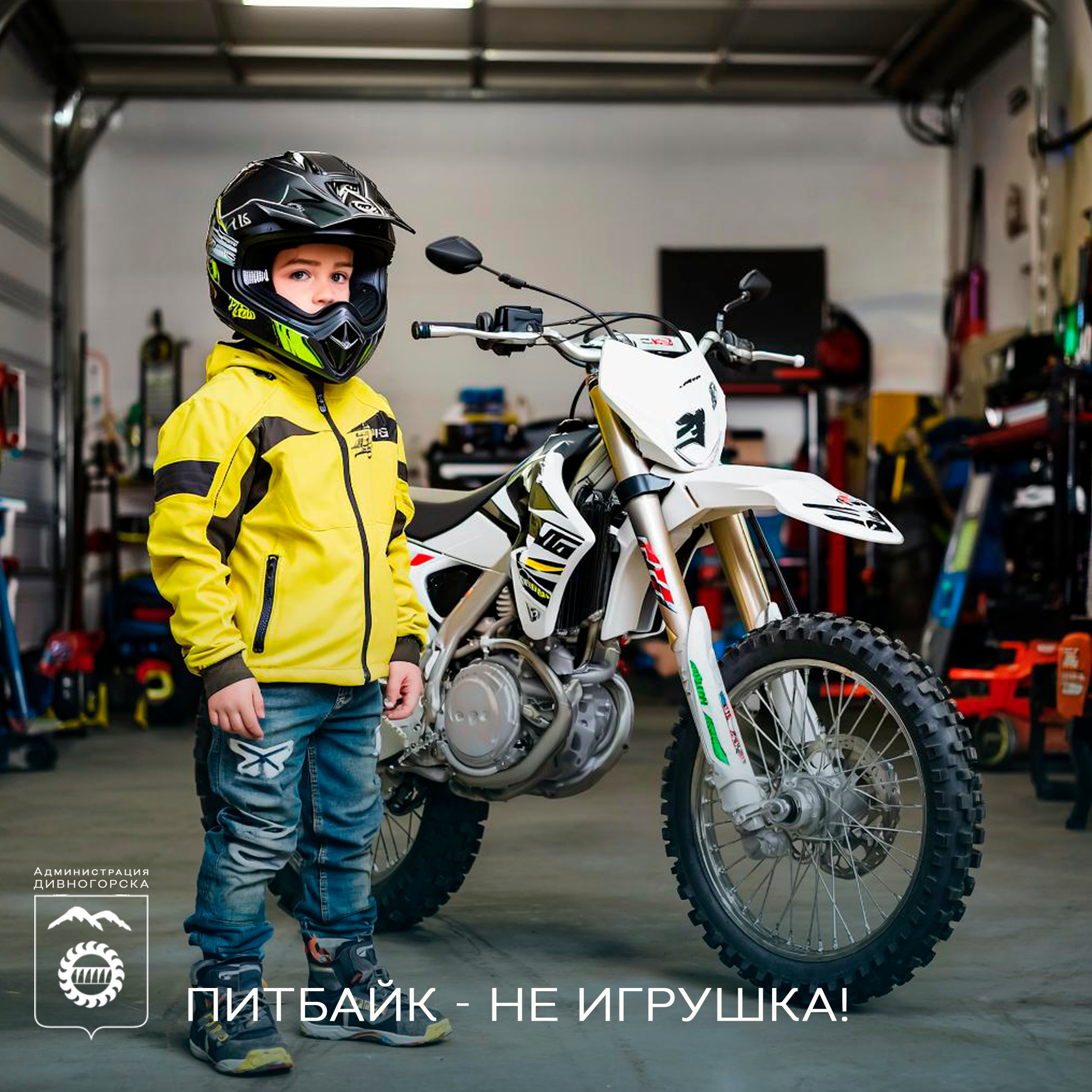 Питбайк на улице — опасно и незаконно!.