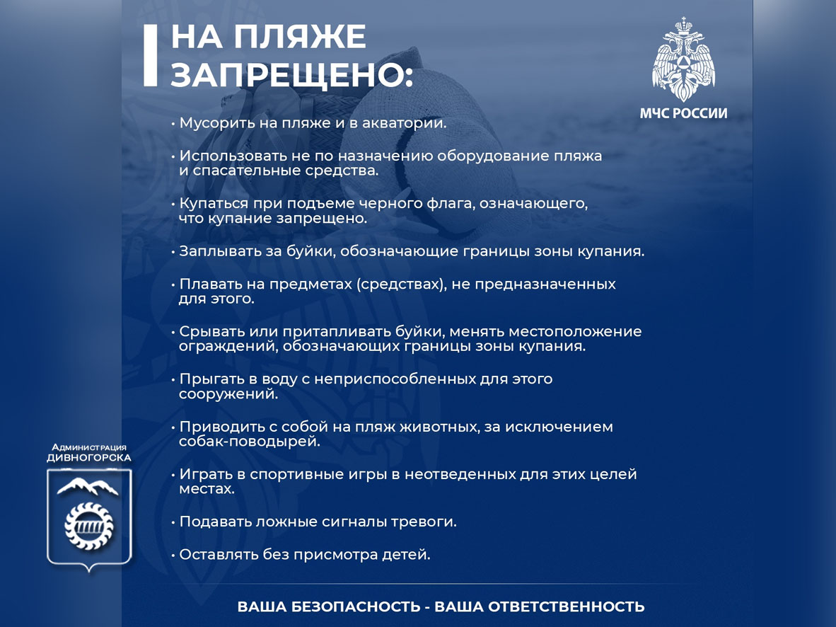 Тонет не тот, кто не умеет плавать, а тот, кто не соблюдает правила безопасности на воде!.